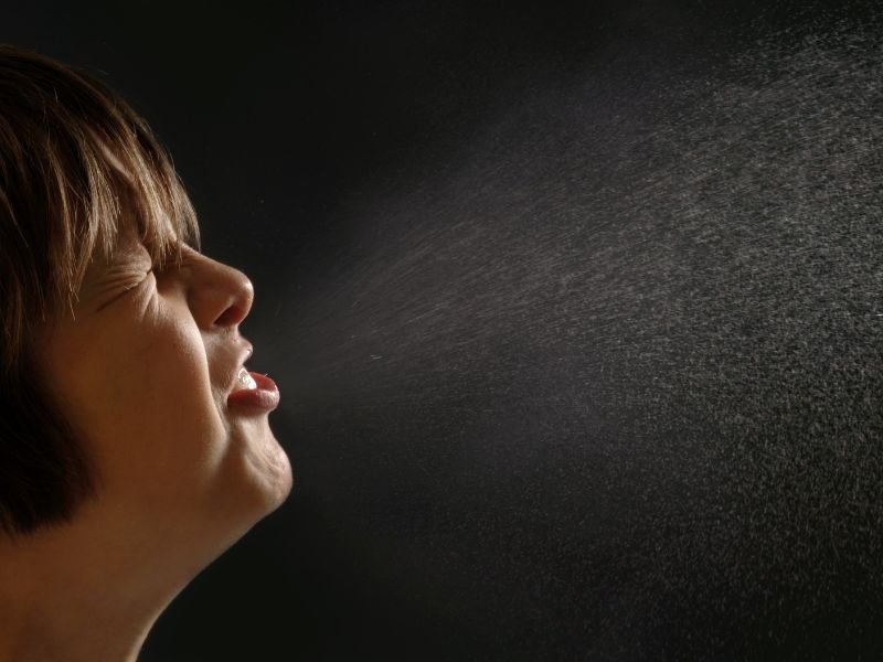 sneezing