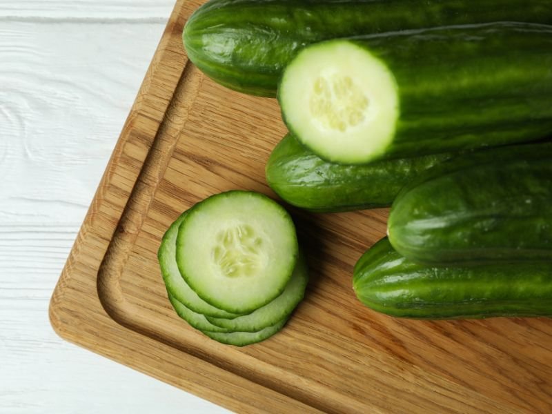 Cucumber slices